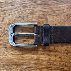 Distressed Brown Casual Belt